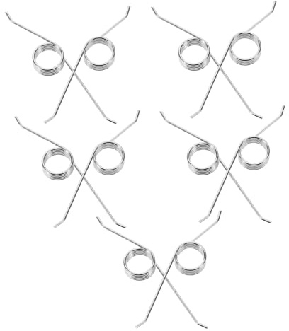 TOYANDONA Muelle De Torsión Para Cubo De Basura Mecanismo De Apertura Para Tapa Repuesto Para Cubo Basura Pedal Y De Exterior Jardín Uso Doméstico Y Camping 10 Piezas
