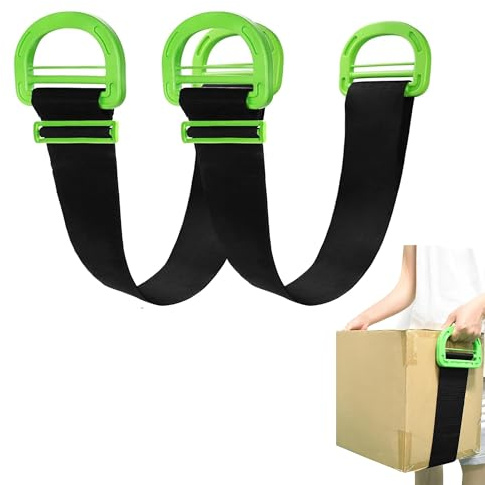 2-Pack Tragegurte Umzug,Multifunktionaler Umzuggurt,hebegurte,Transportgurt,tragegurt Personen Tragegurt,Schwerlast Umzug Hebegurt Tragegurt,Für Umzugskartons, Möbel, Matratzen usw