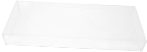 FONDOTIN Transparente Acryl Tastaturabdeckung Katzen Schutz für Gaming Tastaturen Staubdicht für Tasten Tastaturen Optimaler
