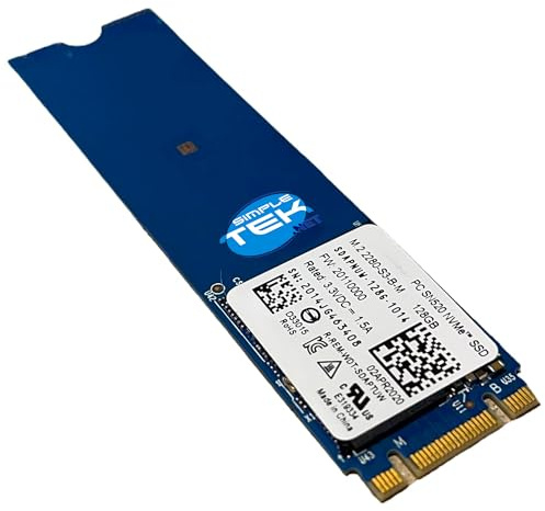 SIMPLETEK - SSD interno M.2 2280 128GB PCIe NVMe Gen3x2 con memoria TLC, compatibile con laptop e desktop (Ricondizionato)