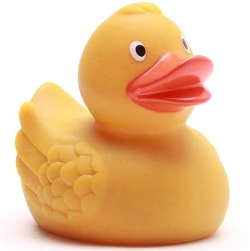 Duckshop I Badeenten-Varianten Vinyl / Weizengemisch I Quietscheente I Quietscheentchen I Geschenk für Naturliebhaber I Präsent Sammler (Badeente Weizen -gelb-)