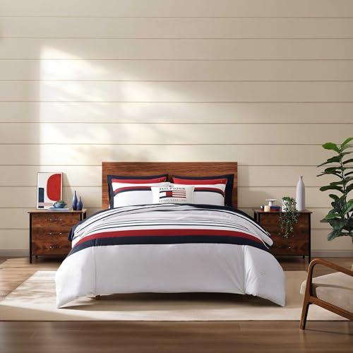 Tommy Hilfiger - King Duvet Cover Set with Matching Shams