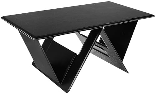 SHINEOFI Support en PU Ordinateur Portable pour Portable Pliable Panneau Haute Densité Design Antidérapant et Bureau et Table de Travail