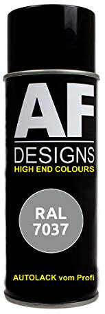 Alex Flittner Designs RAL Lackspray Autolack Sprühdose Spraydose RAL7037 STAUBGRAU matt