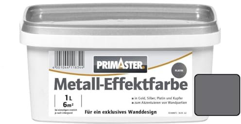 Primaster Metall-Effektfarbe seidenglänzende Dispersionsfarbe