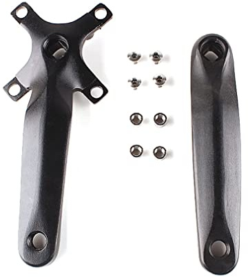 QHIYRZE 170mm MTB Kurbelarm-Satz 104BCD Vierkantkonus Mountainbike Kurbelgarnitur Aluminium Legierung Fahrrad Kurbelgarnitur