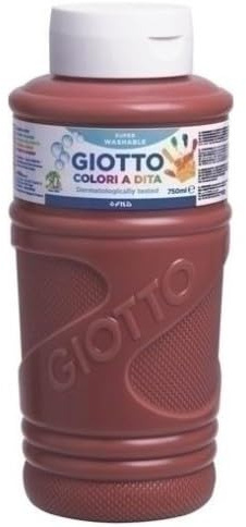 GIOTTO Fingerfarbe, 750 ml, Braun
