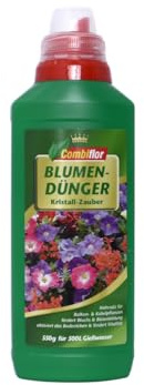 Blumen-Dünger Kristall-Zauber für Balkon- und Kübelpflanzen 550g, fördert Wuchs, Blütenbildung und Vitalität durch ausgewogene Nährstoffzusammensetzung.