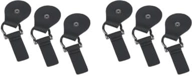 Knebelknöpfe, Leder, Legierung, Haken, Dufflecoat, Jacke, Schwarz, 2 Stück