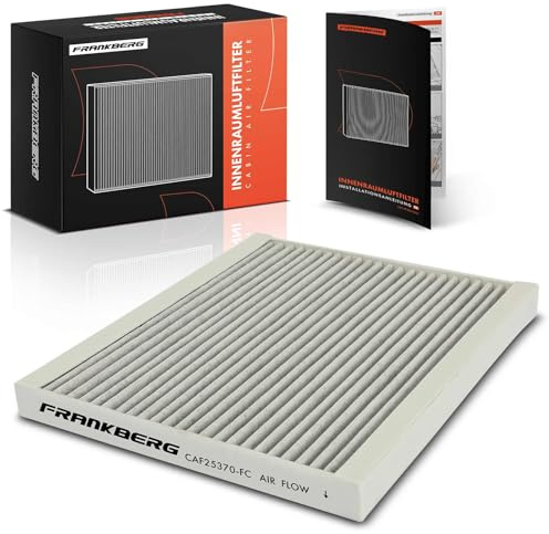 Frankberg Innenraumfilter Pollenfilter mit Aktivkohlefilter 55702468 | Kompatibel mit Corsa D S07, Punto Kasten/Hatchback 199, Mito 955, Grande Punto, Punto Evo Kasten/Hatchback 199, Corsa E X15