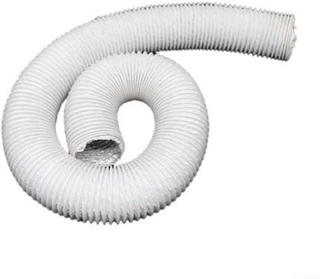 Conducto de ventilación de PVC, tubo de ventilador de 6 pulgadas, conducto de ventilación de 6 m, manguera flexible de conducto de aire de 150 mm para secadora, campana extractora, ventilador