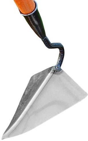Triangel trädgårdshacka, kolstål ogräsborttagare edger gräsverktyg, ogräsborttagare handtag hacka för att gräva ogräsklippning hacka lös jord, 27 x 10 x 18/27 x 16 x 27 cm