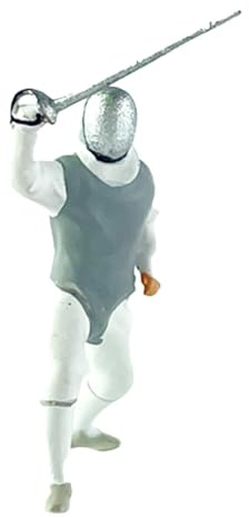 Hellery Figur Im Maßstab 1/64, Modellfigur, Realistische Dioramen, Landschaftsdarstellung, Sandtisch, Kleine Menschen, Mini Fechten, Puppenmodell, Verteidigung Grau