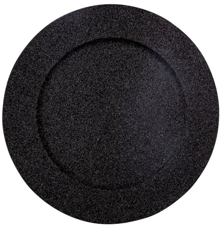 Lot de 12 Assiettes de présentation Vaasa - Vaisselle de Noël - Noir