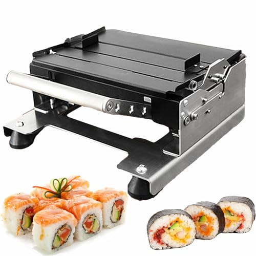 Sushi Roll Slicer Machine - Stainless Steel Cutter for Perfectly Cut Sushi Rolls, Ideal for Ham, Tofu, Luncheon Meat, Vegetables, and Fruits