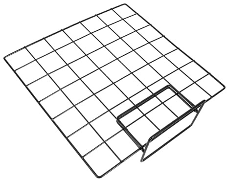 Levemolo Expositor de Mesa Panel de Rejilla Metálica para Colgar Fotos y Artículos Decorativos, Estructura Ligera para Montaje Rápido en de Mercado y Eventos