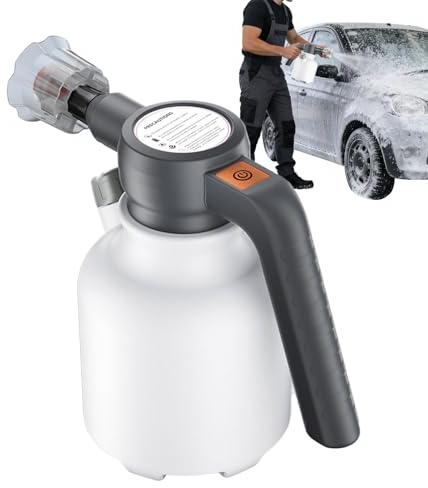 Spruzzatore di Schiuma - Nebulizzatore Ricaricabile Da 2 Litri | Spruzzatore di Schiuma Elettrico per Auto,Per Esterno Interno Giardino Patio Cortile Prato Fertilizzazione Pulizia Casa
