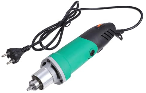 GATHINESS Amoladora Recta Eléctrica de 500 W Velocidad Ajustable de 6 Niveles, Mini Grabador de 6,5mm Compatible Disco de Corte y Cepillo de Alambre para Bricolaje