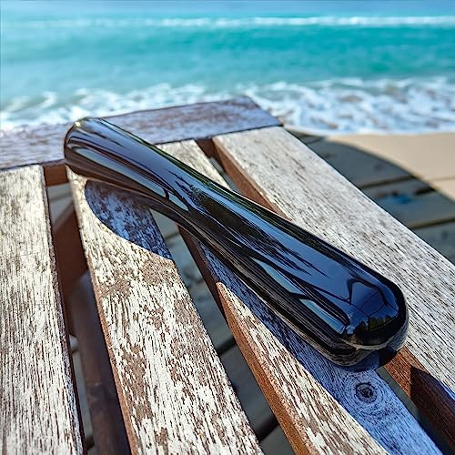 Chakra Cristal Pierre précieuse Wand 20,3 cm (21 cm) de long, pour massage ou comme Outil de guérison énergétique en Guérison, méditation, Reiki ou Manifestation, Aise Jade
