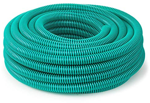 Schlauch24 Saugschlauch Spiralschlauch Förderschlauch Pumpenschlauch grün 25 Meter Rolle 50 mm (2)