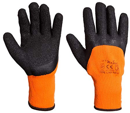 12 Paar Arbeitshandschuhe Sicherheitshandschuhe Winter GEFÜTTERT Thermo (RdragO) (11)