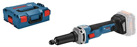 Bosch Professional 18V System Akku Geradschleifer GGS 18V-23 LC (Leerlaufdrehzahl 23.000 min-1, Connect Ready, in L-BOXX, ohne Akku/ Ladegerät)