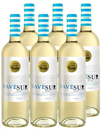 Nave Sur Verdejo - Vino Blanco DO Rueda (6 Botellas x 750ml)