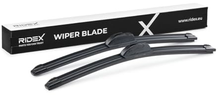 RIDEX Scheibenwischer Set Wischerblätter Satz mit Spoiler Vorne Länge 1: 450mm Länge 2: 450mm Flachbalkenwischblatt Kompatibel mit MINI Schrägheck R56 298W0186
