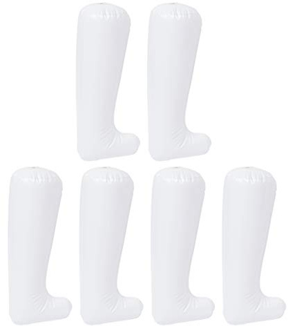 Holibanna 3 Pairs Inflatable Boot Shapers Shoe Trees Stretcher Shaper Long Shoe Stand Holder White
