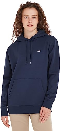 Tommy Jeans Herren Hoodie Regular Fit Flag Fleece mit Kapuze