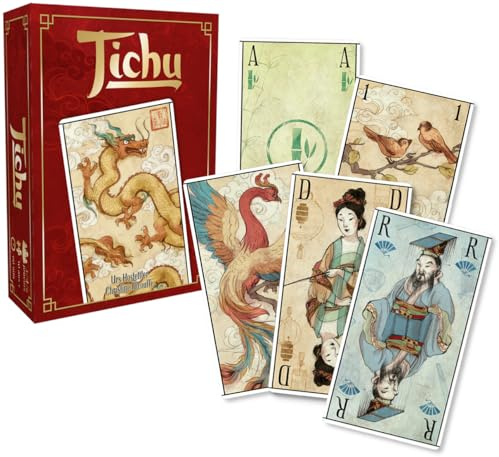 Tichu - Version Exclusive au Format Tarot - Magnifiques Illustrations - Un Must pour Les Amateurs de Jeux de Plis en équipe ! – TIKI Editions