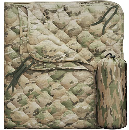 PacMül Woobie Blanket Poncho Liner Army & Military Blanket | Insulated Thermal Camping Blanket | USGI, Waterproof Army Gear & Military Gear