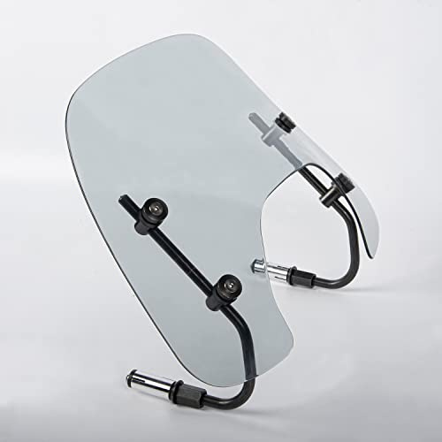 Scooter Windschutzscheibe Flyscreen Windabweiser Visierschutz für Vespa Sprint 125 150 Sprint125 Sprint150 2016 2017 2018 2019 2020 2021 2022 Sport Bikes Windschutz (Light Smoke-Tall Screen)
