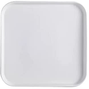 Piatti da Insalata Piatto da Dessert Piatto piano quadrato Stoviglie in ceramica tinta unita Piatto piano occidentale for bistecche, pasta, pizza, casa, feste, ristorante Piatti da Dessert ( Color : B