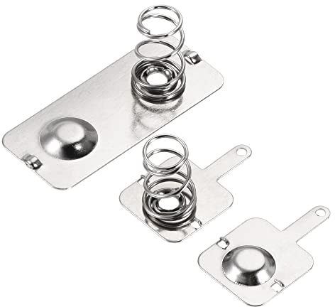 QUARKZMAN 20 Paires AA Batterie Plaque et 20 Pièces AA Batterie Plaque Positif à Négatif Ressort Contact Plaque