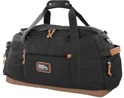 Eddie Bauer Bygone Duffel-Reisetasche, leicht, langlebig, aus robustem Polyester/Nylon, mit U-förmigem Hauptfach
