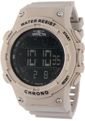 Invicta Racing Digital Orologio Uomo Quarzo - 52mm, Marrone
