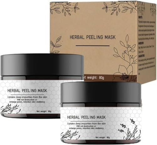 Natürliche reinigende Peelingmaske aus schwarzem Tee, Reinigungsmaske zur Entfernung von Mitessern, Peel-off-Maske, Poren verengende Maske, feuchtigkeitsspendende und hydratisierende Maske