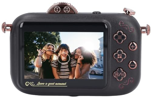 Appareil Photo Numérique 5K, Caméra de WiFi 96 MP avec écran 3,5, Lumière de Remplissage LED, Appareil Photo Reflex Numérique Compact avec Zoom Numérique 50X, Caméras