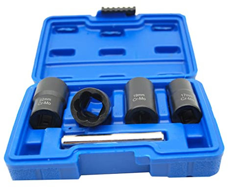 Yardenfun Extracteur Écrou Kit De Démontage Boulon Endommagé Extracteur Écrou Douille Outil De Démontage Boulon Kit Extraction