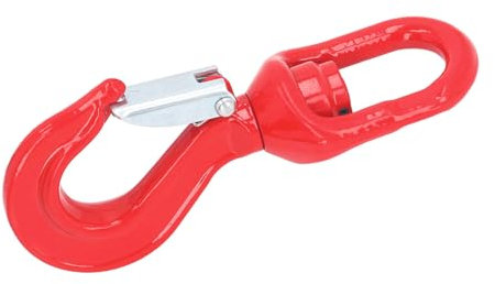 Drehhaken, 2 Tonnen Tragender, Robuster, Drehbarer Hebehaken aus Legiertem Stahl, 2 Tonnen Drehhaken für Kranhebezeuge