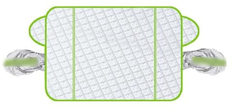 TYREEDE Scheibenabdeckung Auto, für FIAT Ducato 2006-2024 Abdeckung Windschutzscheibe Frostschutzmatte Auto Windschutzscheibenabdeckung,L(160 * 115)-A