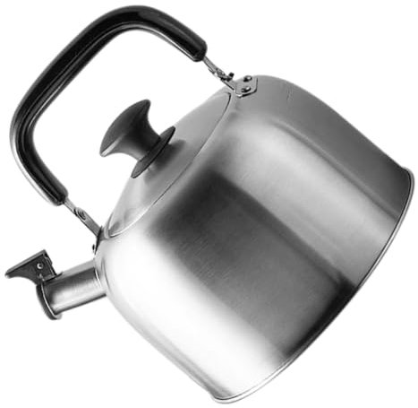 Alipis Bouilloire Sifflante Domestique Poignée Ergonomique Facile à Transporter pour Maison Bureau Couleur Aléatoire