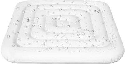 JIEBWCHA Housse de Baignoire Gonflable avec poignées 130/145/162/165 cm - pour Gonflable, Performance d'isolation - Coupe-Vent, imperméable et indéchirable - pour l'extérieur