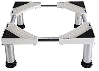 SRFTT Washing machine base Universal Refrigerator Stand Moisture Proof Adjustable Length 51-72cm Width 46-68cm Base for Washing Machine and Dryer Stent for Furniture Filing Cabinet Wine Cooler