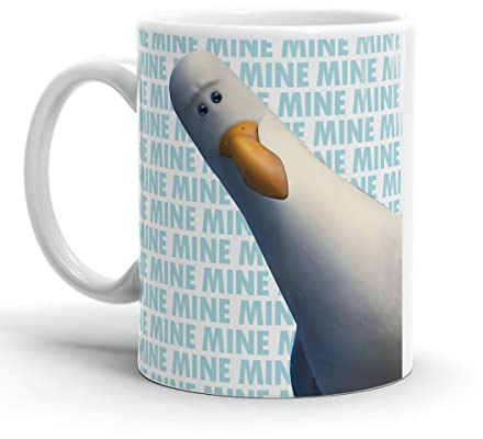 Taza De Café Nemo Gaviota Mina Divertida Elegancia Taza Desayuno Diseño Mug Para Recuerdos Decorar Té