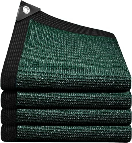 Rete Ombreggiatura,Protezione Solare Telo Ombreggiante Occhiellato,80% Effetto Ombreggiante Tenda da Sole,Rete Parasole per Giardino Pergola Serra Pollaio Piante da Patio,3x5m