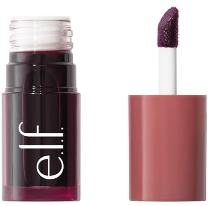 e.l.f. Sheer For It Blush Tint, vielseitiger Lippen- und Wangen-Tint, für einen natürlichen, langanhaltenden Farbkick, vegan und tierversuchsfrei, Burgun-did That