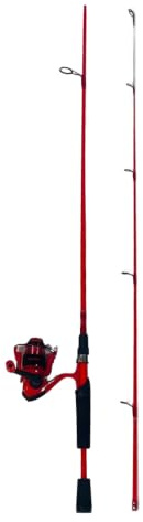 Angelset Spinncombo Ugly Stik Spinnrute Set 1,80m 5-30g rot