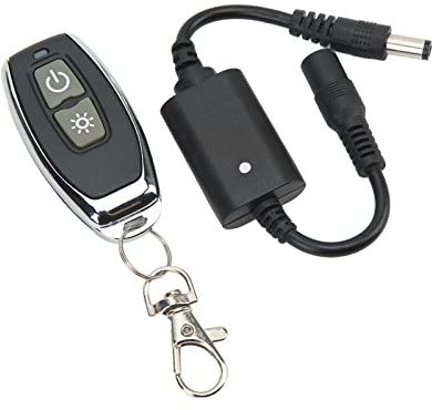 Mini Interruttore a Distanza, DC3.5V‑12V Funzione di apprendimento Flessibile 8.3 Interruttore di Controllo remoto Wireless per Striscia Luminosa Colorata